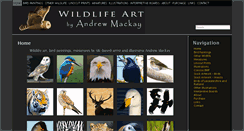 Desktop Screenshot of ajm-wildlife-art.co.uk